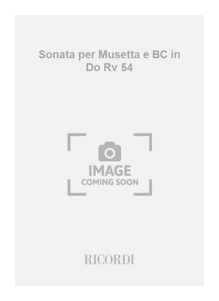 Sonate Per Musetta (O Viella, O Fl., O Ob., O Vl.)
